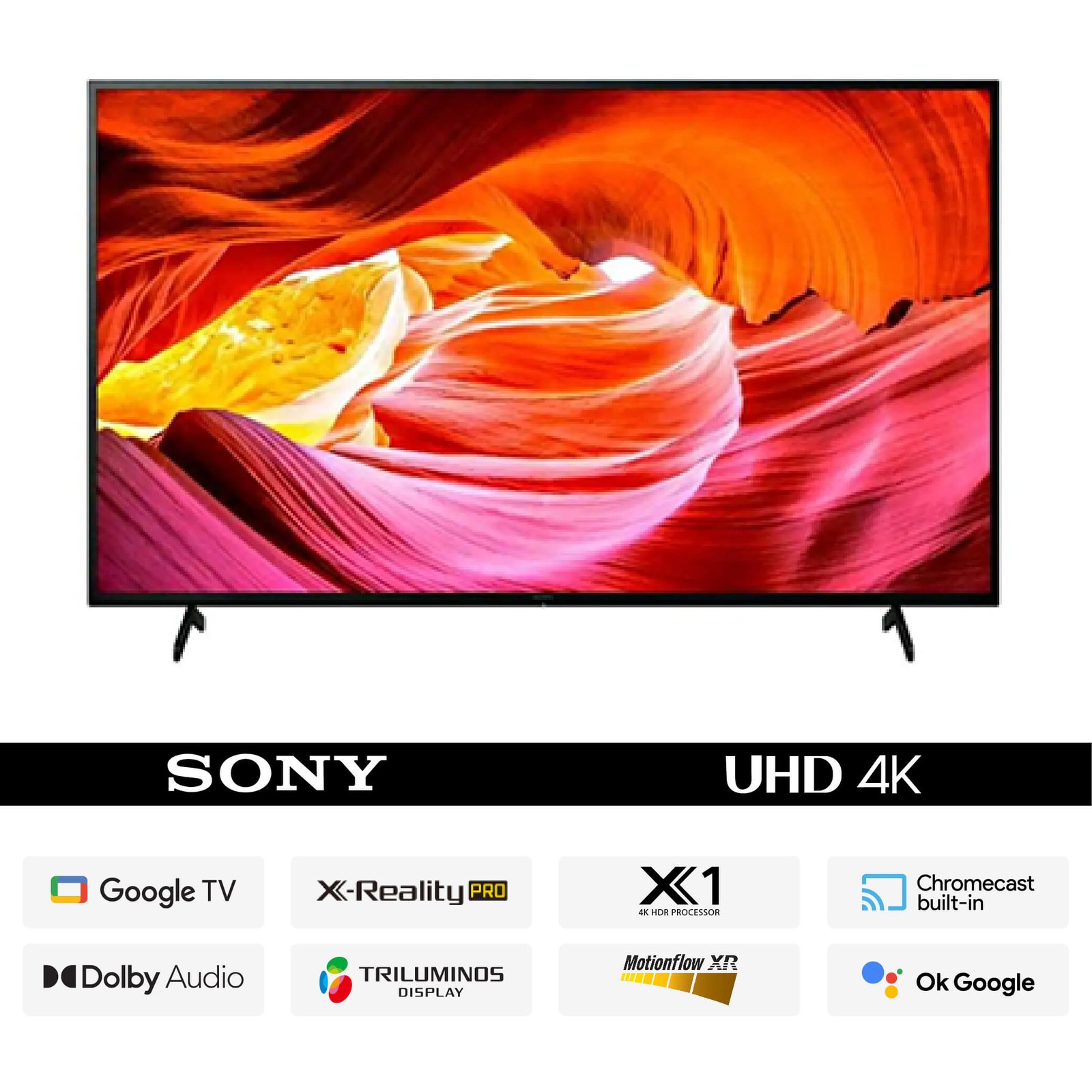 6. Sony 55″ KD-55X80J Smart TV (4K Android)-01-01 Sony 55" KD-55X80J Smart TV (4K Android) - Image 1