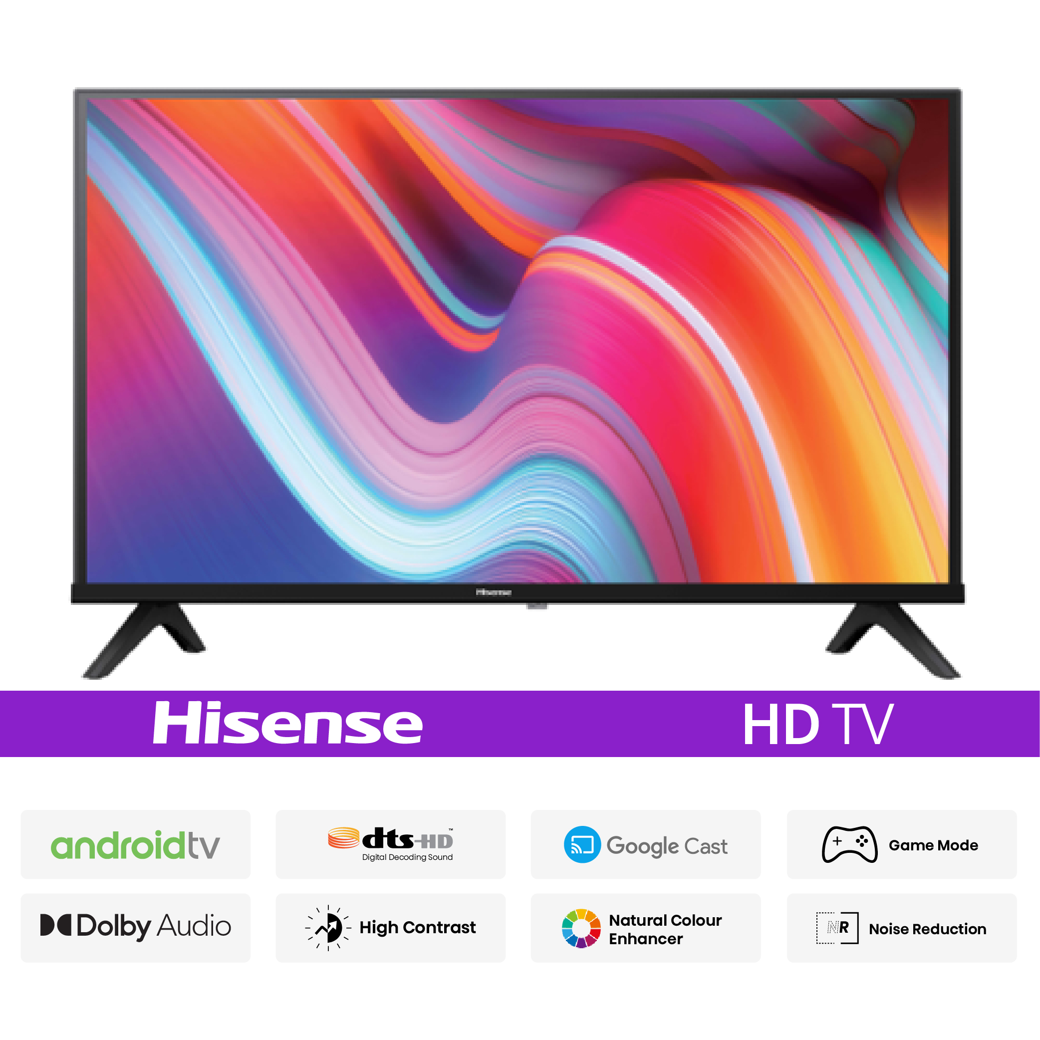 Hisense 32″ 32A4F4 Android TV-01 Hisense 32" 32A4F4 Android TV - Image 1