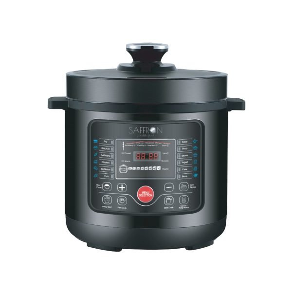 Saffron 5L Electric Pressure Cooker (Black)