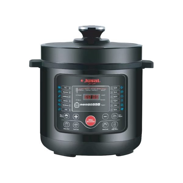 Jusal 6L Electric Pressure Cooker (Black)