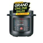 Jusal 6L Electric Pressure Cooker (Black)