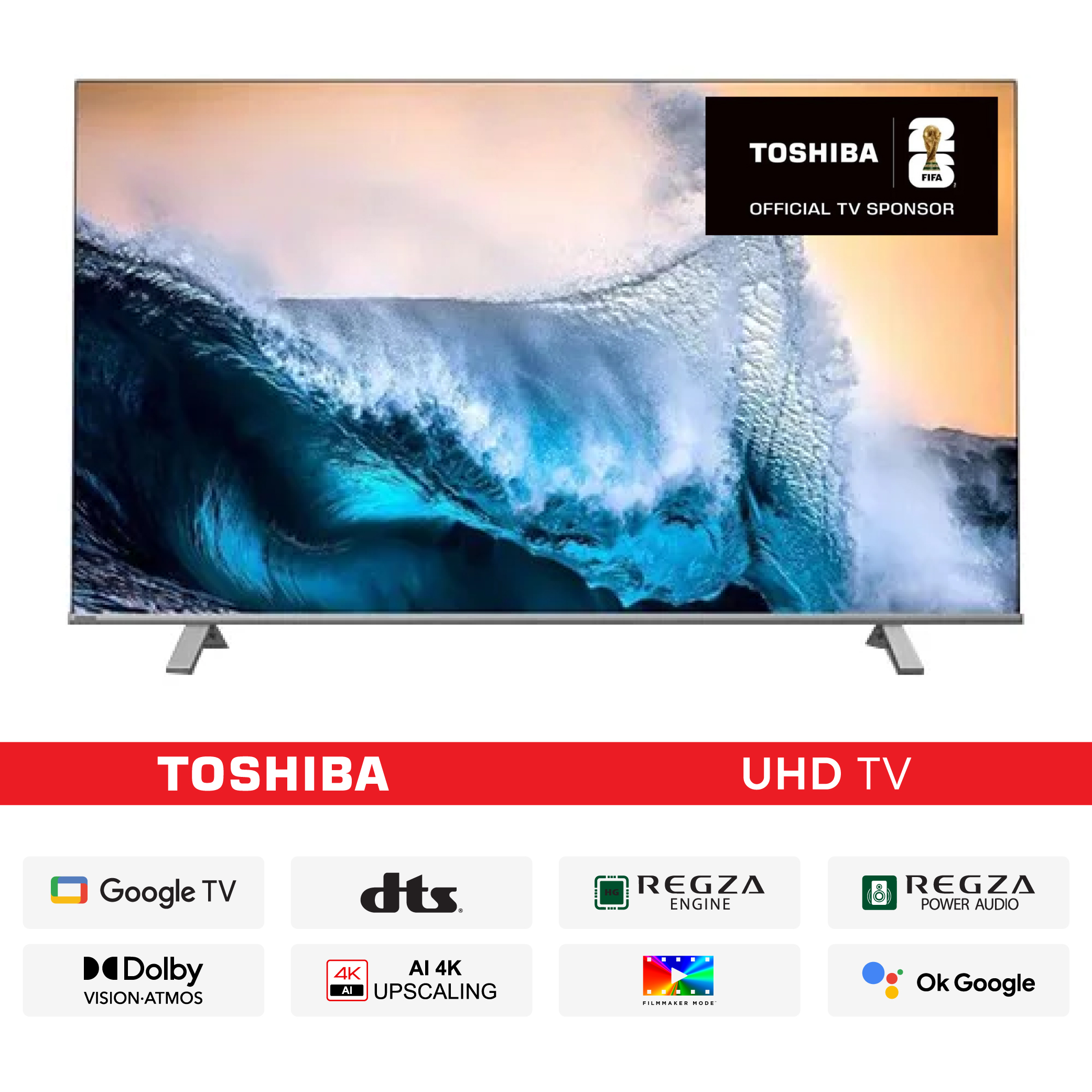 3. Toshiba 50″ 50C350NP UHD 4K Google TVwcpop-01 Toshiba 50" 50C350NP UHD 4K Google TV - Image 1