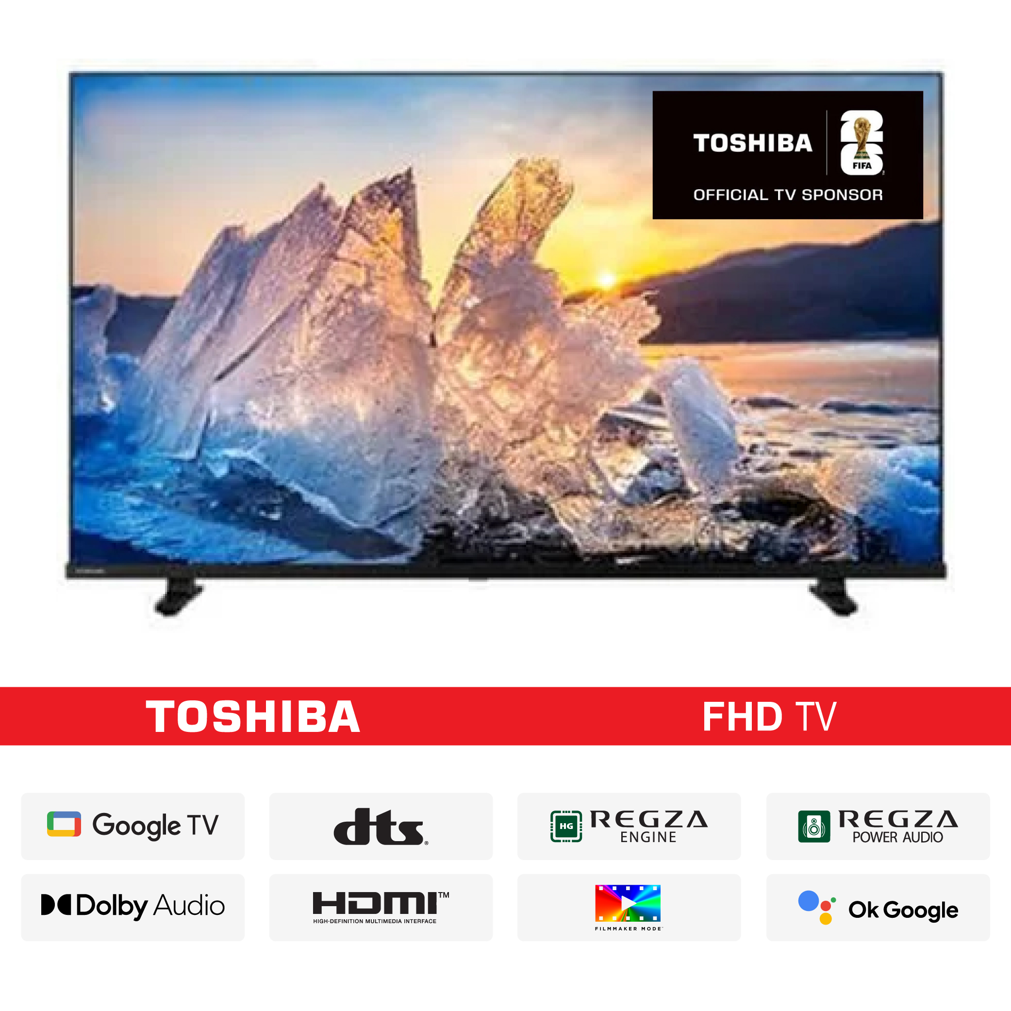 5. Toshiba 32″ 32V35MP HD Google TVwcpop-01 Toshiba 32" 32V35MP HD Google TV - Image 1