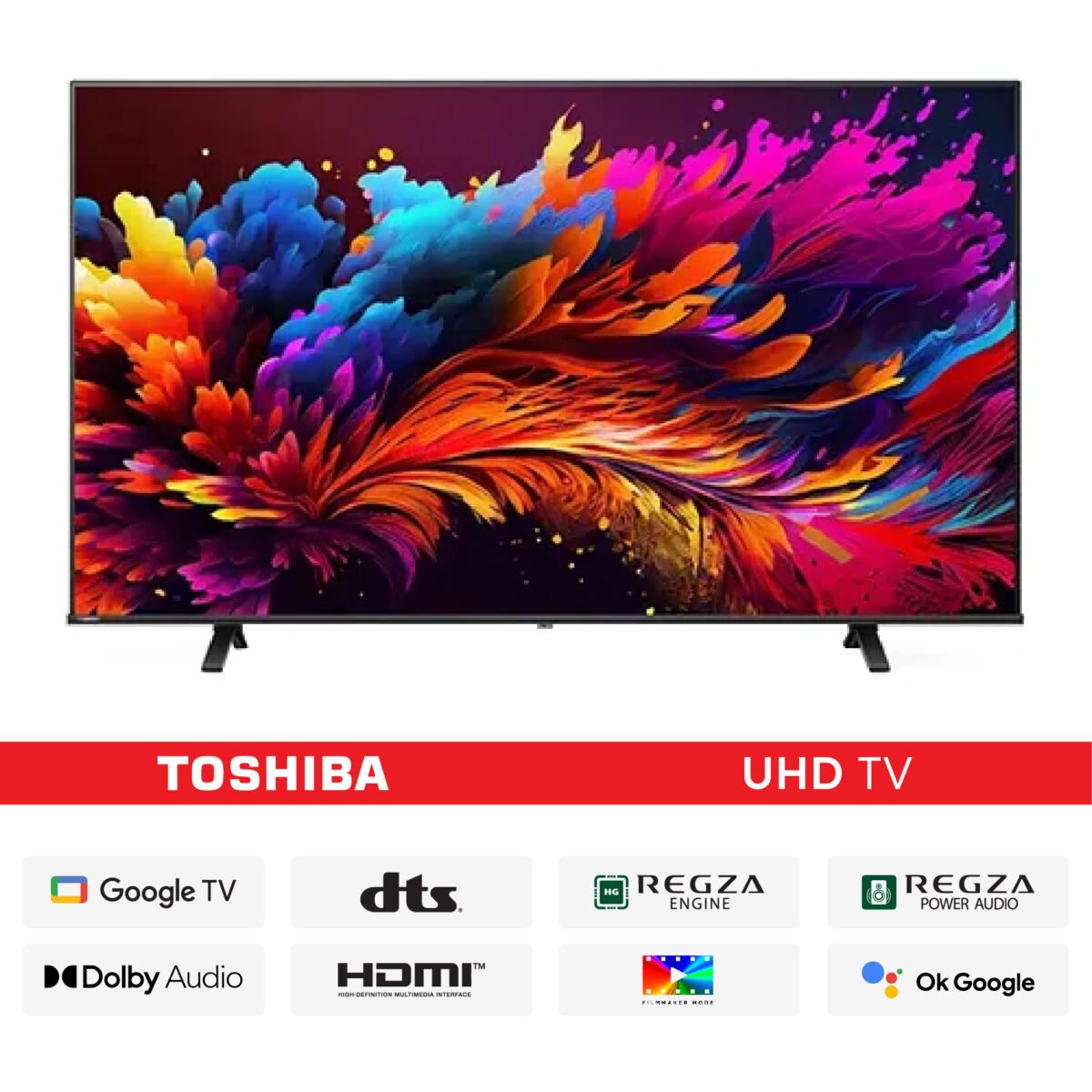 Toshiba 43" 43C350NP UHD 4K Google TV - Image 1