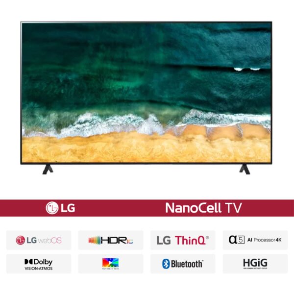 LG Nano75 75" 4K NanoCell TV (75NANO75SQA)