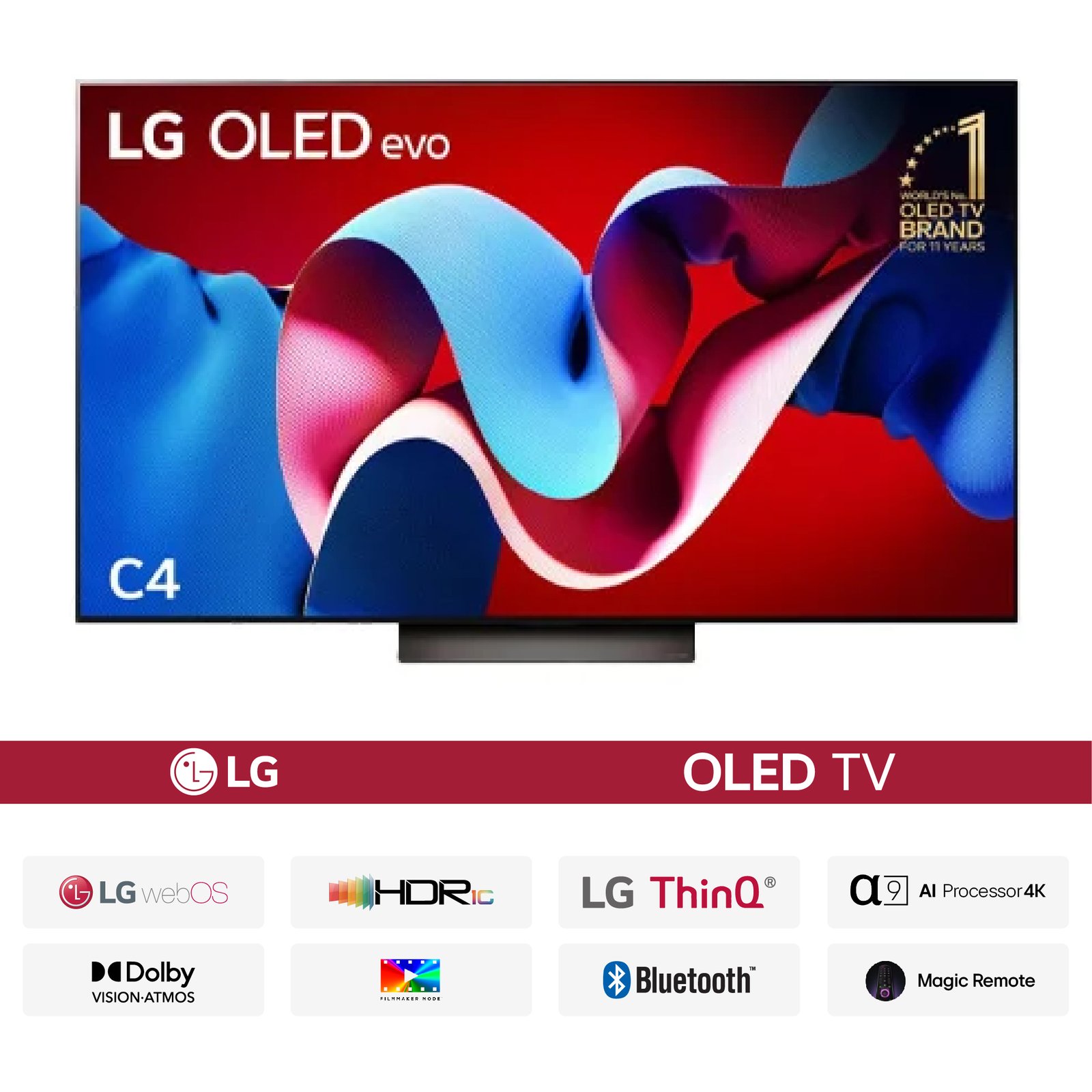 18. LG OLED evo C4 77″ 4K TV (OLED77C4PSA)-001 LG OLED evo C4 65" 4K TV (OLED65C4PSA) - Image 1