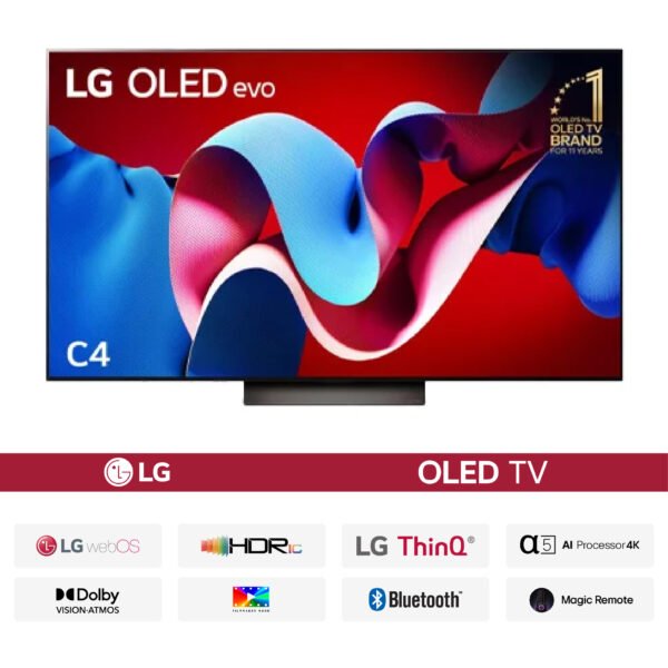 LG OLED evo C4 77" 4K TV (OLED77C4PSA)