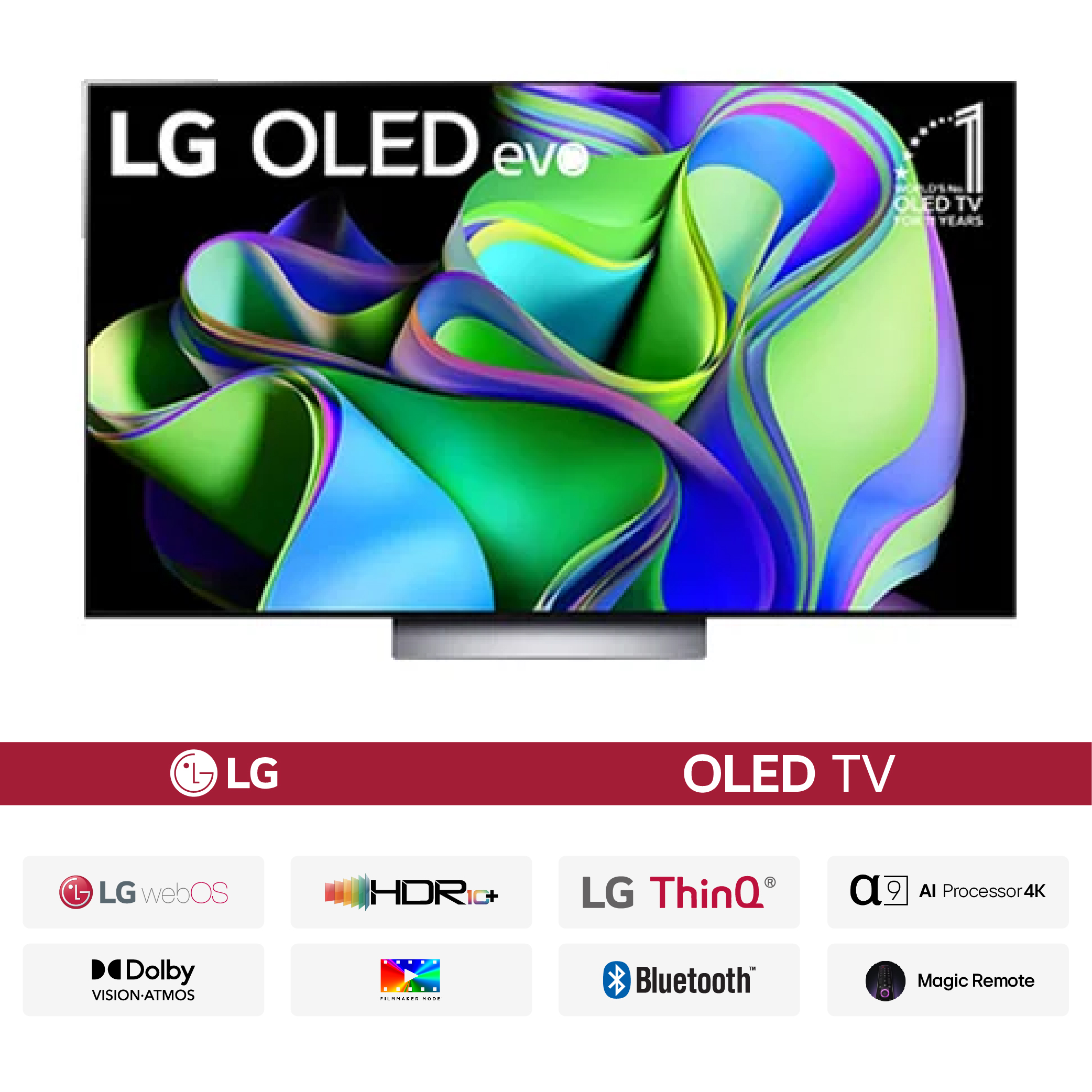 3. LG OLED evo C3 55″ 4K TV (55C3PSA)-01-01 LG OLED evo C3 55" 4K TV (55C3PSA) - Image 1
