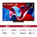 LG OLED evo C4 55" 4K TV (OLED55C4PSA)