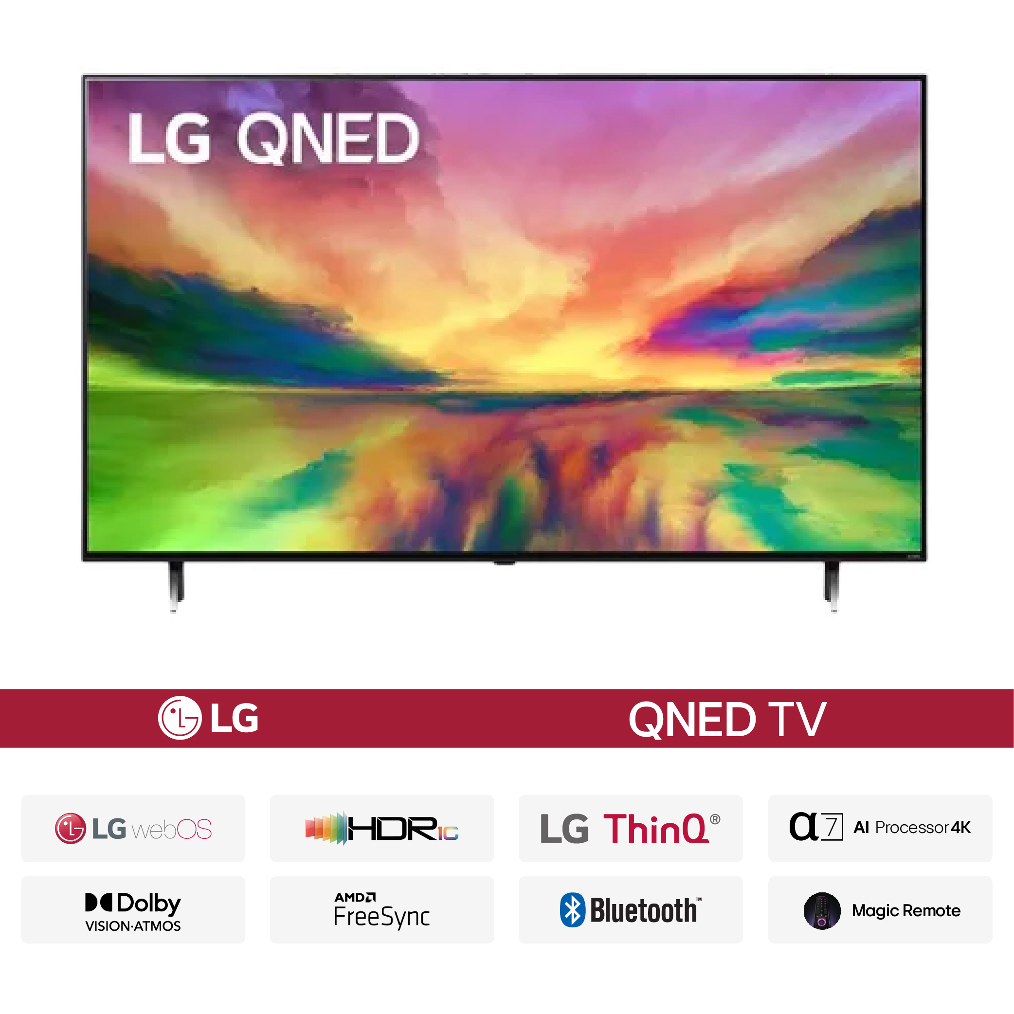 6. LG QNED80 75″ 4K QNED TV (75QNED80SRA)-01U LG QNED80 75" 4K QNED TV (75QNED80SRA) - Image 1