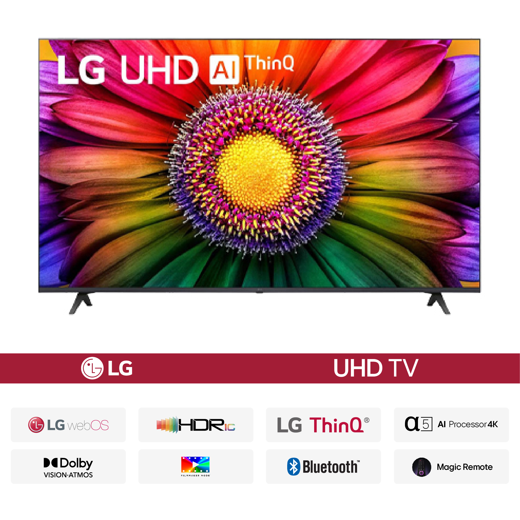 8. LG UR80 50″ 4K UHD Smart TV (50UR8050PSB)-01U LG UR80 50" 4K UHD Smart TV (50UR8050PSB) - Image 1
