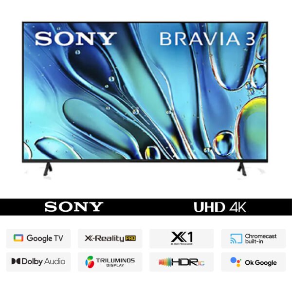 Sony BRAVIA 3 65" K-65S30 LED 4K HDR Smart TV (Google TV)