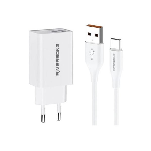 Riversong SafeKub D2-AD29+CT85 (12W-C) Adapter & Cable