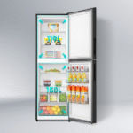 Hisense RT1G276NAMB/BD3 Mirror Black 277L TMF Inverter Glass Door Refrigerator - Image 3