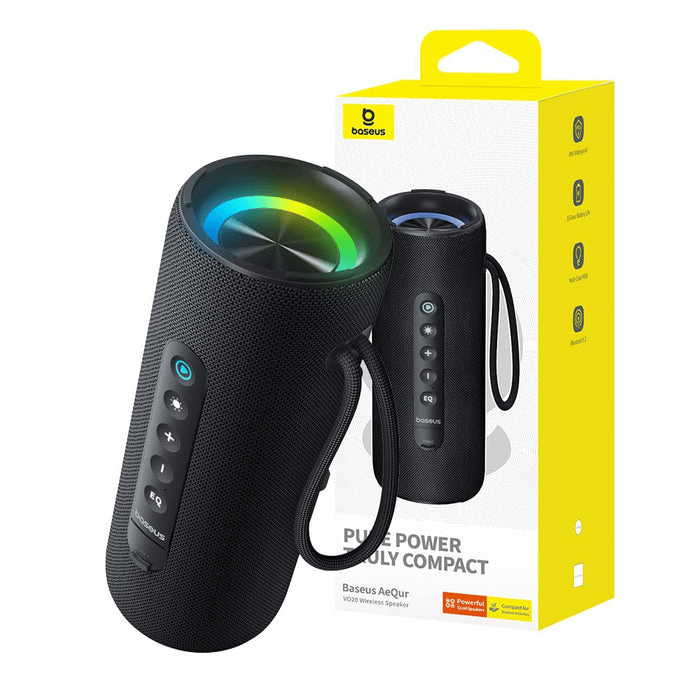 Baseus AeQur VO20 Portable Bluetooth Speaker_5 Baseus AeQur VO20 Portable Bluetooth Speaker - Image 4