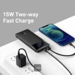 Baseus Bipow Digital Display 10000mAh 15W Black Overseas Edition Power Bank - Image 6