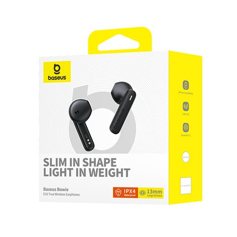 Baseus-Bowie-E16-Pink-TWS-Bluetooth-Earbuds_3 Baseus Bowie E16 Black TWS Bluetooth Earbuds - Image 3