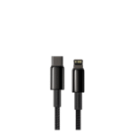 Baseus CATWJ-01Tungsten Gold Black Type-C to Type-C 100W Fast Charging  Data Cable - Image 2