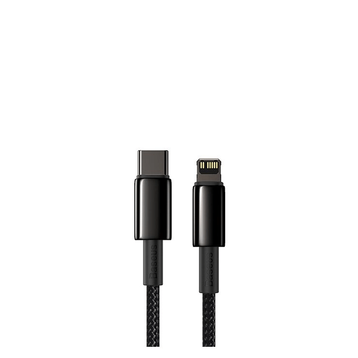 Baseus CATWJ-01Tungsten Gold Black Fast Charging Data Cable_2 Baseus CATWJ-01Tungsten Gold Black Type-C to Type-C 100W Fast Charging  Data Cable - Image 2