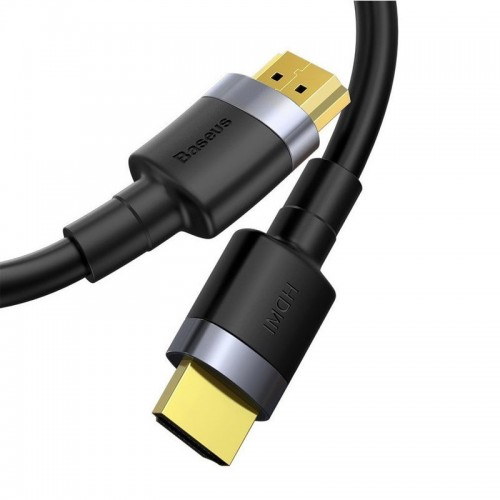 Baseus Cafule 4KHDMI Male To 4KHDMI Male 3m Black Adapter Cable_2 Baseus Cafule 4KHDMI Male To 4KHDMI Male 3m  Black Adapter Cable - Image 2