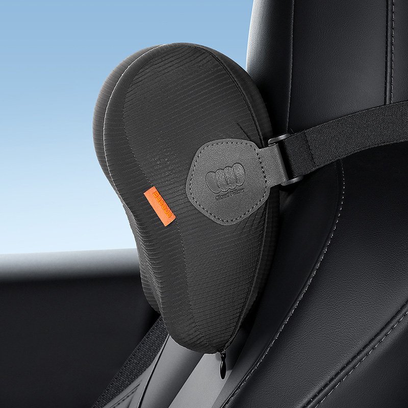 Baseus ComfortRide Series Car Cooling Pillow Black Headrest_3 Baseus ComfortRide Series Car Cooling Pillow Black Headrest - Image 3