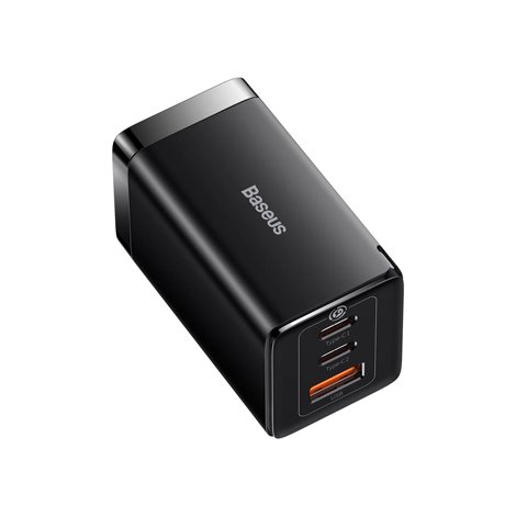 Baseus-GaN5-Pro-2C+U-65W-CN-Black-Fast-Charger_4 Baseus GaN5 Pro 2C+U 65W CN Black Fast Charger - Image 4