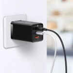 Baseus GaN5 Pro 2C+U 65W CN Black Fast Charger - Image 5