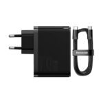 Baseus GaN5 Pro C+U 100W EU Black Fast Charger