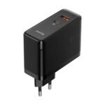 Baseus GaN5 Pro C+U 100W EU Black Fast Charger - Image 2