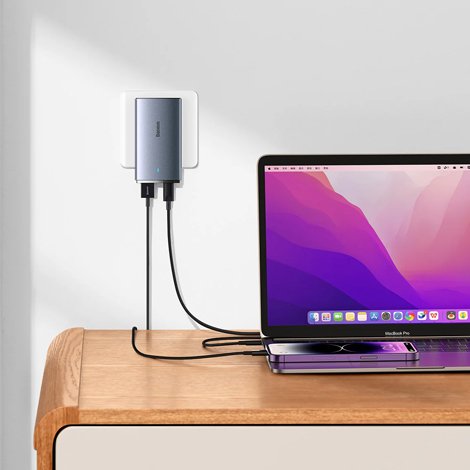Baseus-GaN5-Pro-Ultra-Slim-Fast-Charger-C+U-65W-CN-Charger_8 Baseus GaN5 Pro Ultra-Slim Fast Charger C+U 65W CN Charger - Image 8