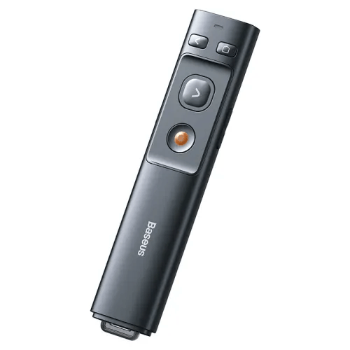 Baseus Orange Dot Green Laser Wireless Presenter_3 Baseus Orange Dot Green Laser Wireless Presenter - Image 3