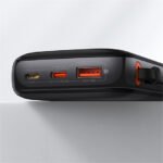 Baseus Qpow Pro+ Digital Display Fast Charge 20000mAh 22.5W Type-C Edition Cluster Black Power Bank - Image 2