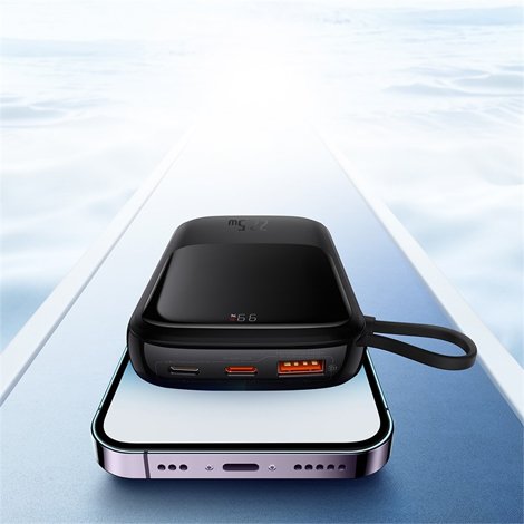 Baseus-Qpow-Pro+-Digital-Display-Fast-Charge-20000mAh-22.5W-Type-C-Edition-Cluster-Black-Power-Bank_3 Baseus Qpow Pro+ Digital Display Fast Charge 20000mAh 22.5W Type-C Edition Cluster Black Power Bank - Image 3