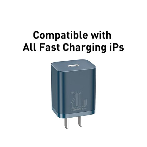 Baseus-Super-Si-QC-USB-C-20W-CN-Blue-Charger_5 Baseus Super Si QC USB-C 20W CN Blue Charger - Image 5