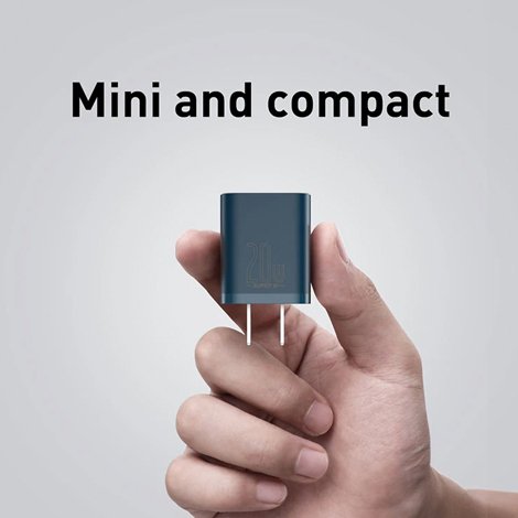 Baseus-Super-Si-QC-USB-C-20W-CN-Blue-Charger_6 Baseus Super Si QC USB-C 20W CN Blue Charger - Image 6