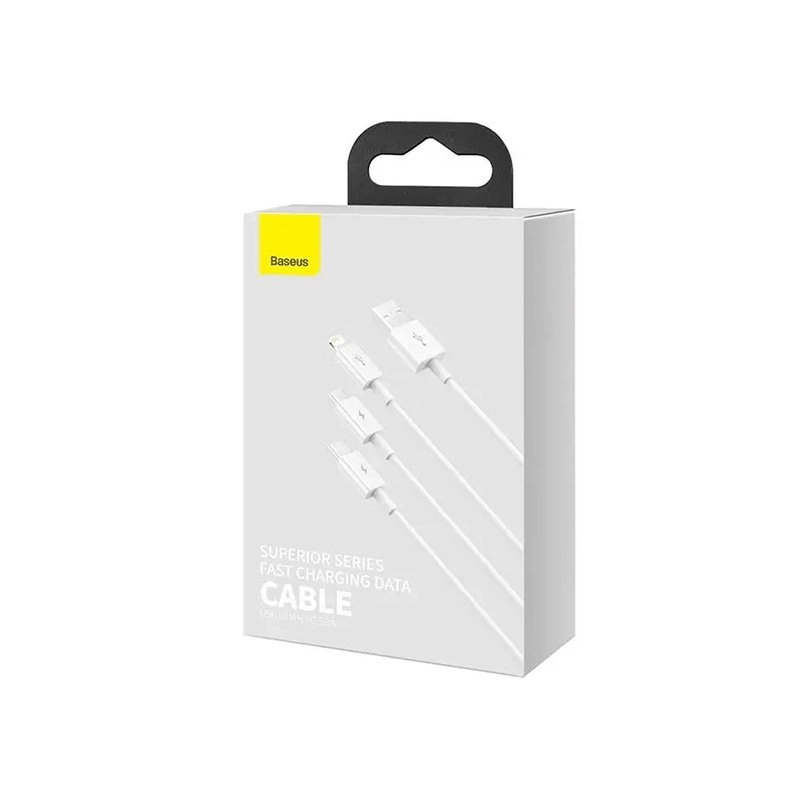 Baseus Superior Series to M+L+C USB Cable_2 Baseus Superior Series  to M+L+C USB Cable - Image 2