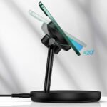 Baseus Swan 3-in-1 Wireless Magnetic 20W Black Charging Bracket - Image 3