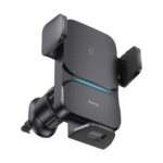 Baseus Wisdom Auto Alignment Black Car Mount Wireless Charger (Air Outlet base) - Image 2