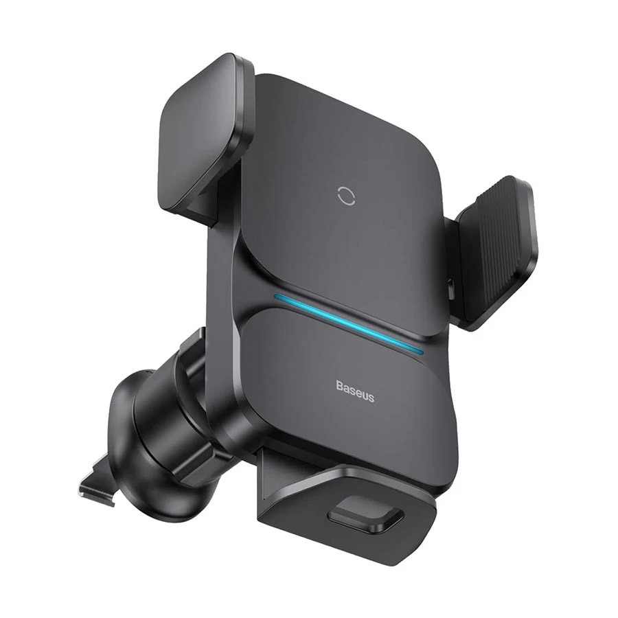 Baseus Wisdom Auto Alignment Black Car Mount Wireless Charger (Air Outlet base)_2 Baseus Wisdom Auto Alignment Black Car Mount Wireless Charger (Air Outlet base) - Image 2