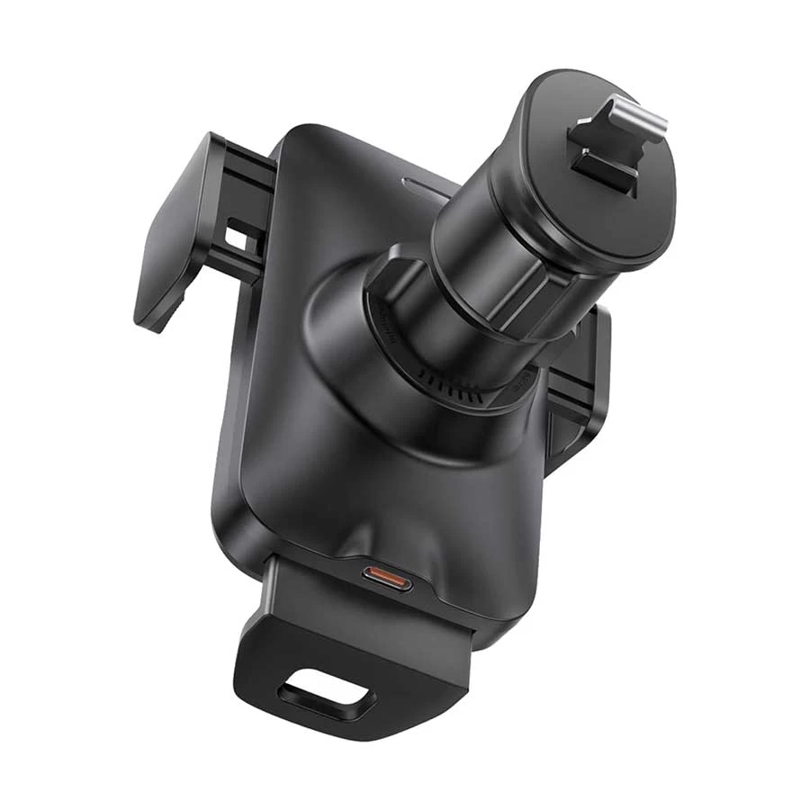 Baseus Wisdom Auto Alignment Black Car Mount Wireless Charger (Air Outlet base)_4 Baseus Wisdom Auto Alignment Black Car Mount Wireless Charger (Air Outlet base) - Image 4