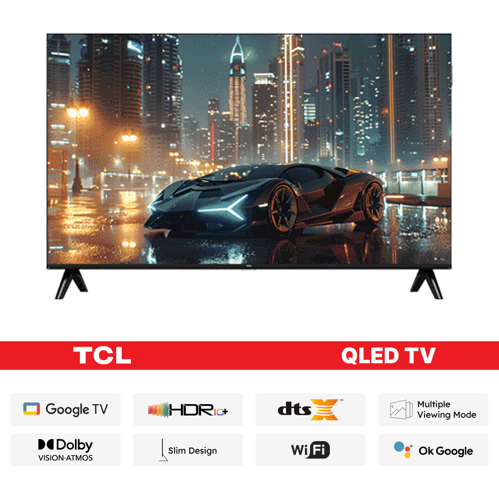 TCL-Bezel-less-32″-32S5K-QLED-FHD-SMART-Dolby-WIFI-Google-TV_GIF1 TCL Bezel less 32″ 32S5K QLED FHD SMART Dolby WIFI Google TV - Image 1