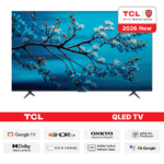 TCL Bezel less 65″ 65P8K QLED 4K SMART Dolby Atmos DTS Voice Control WIFI Google TV