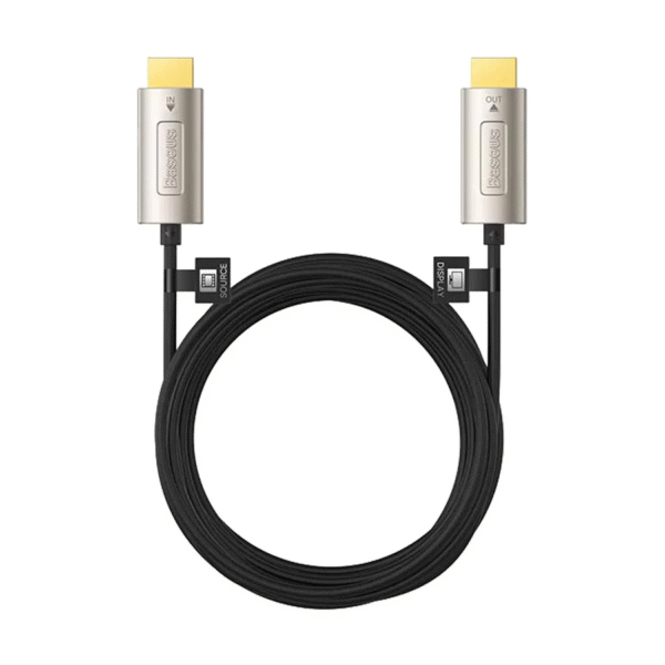 Baseus High Definition Series Optic Fiber HDMI to HDMI 4K 10m Black Adapter Cable