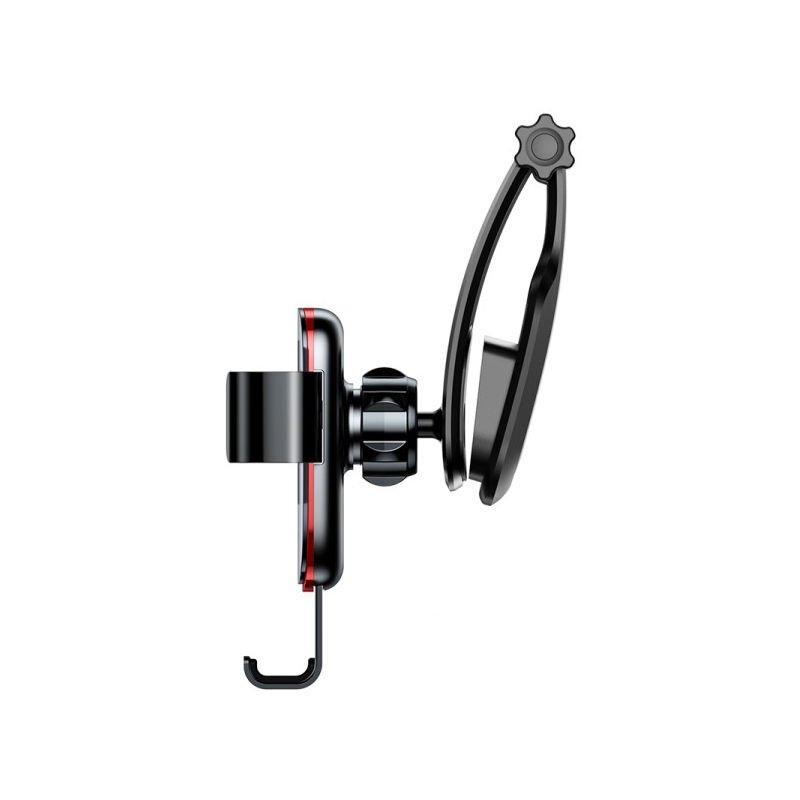 metal-age-car-2 Baseus Metal Age Gravity Black Car Mount (Connecting Rod Type) - Image 3