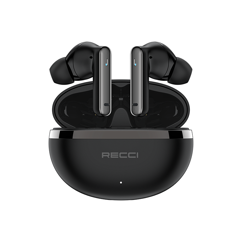new_product_images-1744319279035-877134149 Recci REP-W88 Black Wireless ANC & ENC Earbuds - Image 2