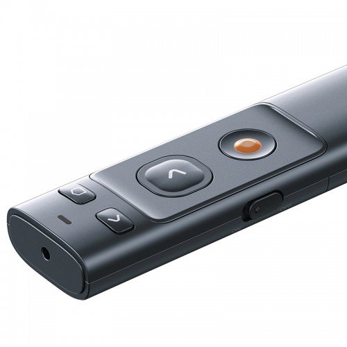 orange-dot-2-500x500 Baseus Orange Dot Wireless Presenter Grey Red Laser - Image 3