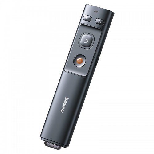 orange-dot-3-500x500 Baseus Orange Dot Wireless Presenter Grey Red Laser - Image 4