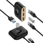 Baseus Square Round 4 in 1 Type A USB Hub Adapter - Image 4