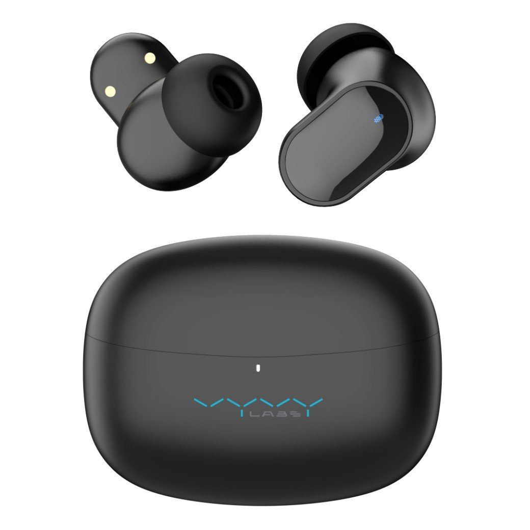 Vyvylabs Bean True Black Wireless Earphones Vyvylabs Bean True Black Wireless Earphones - Image 1