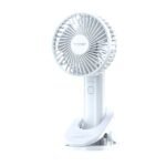 Vyvylabs D02 Handheld White Foldable Clip Fan